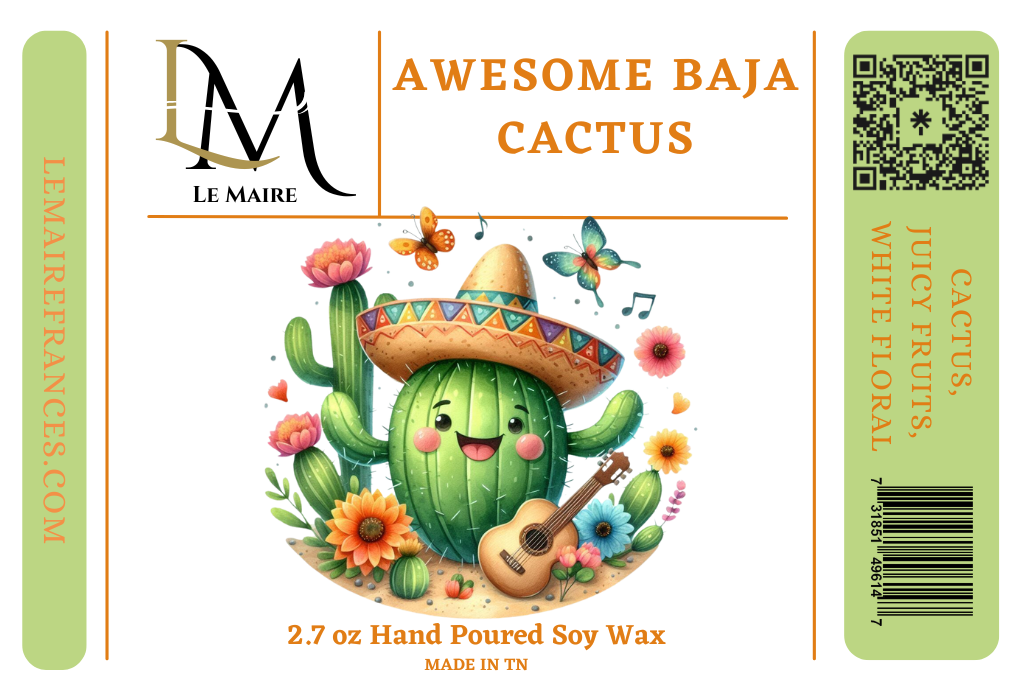 Awesome Baja Cactus Soy Wax Melt