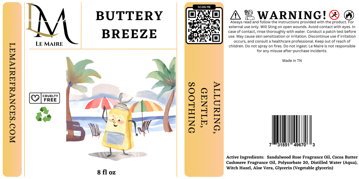 Buttery BreezeFragrance SprayLe Maire