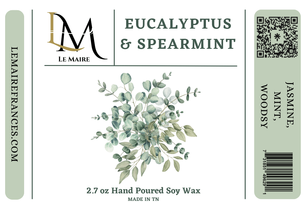 Eucalyptus & Spearmint Soy Wax MeltWax MeltLe Maire