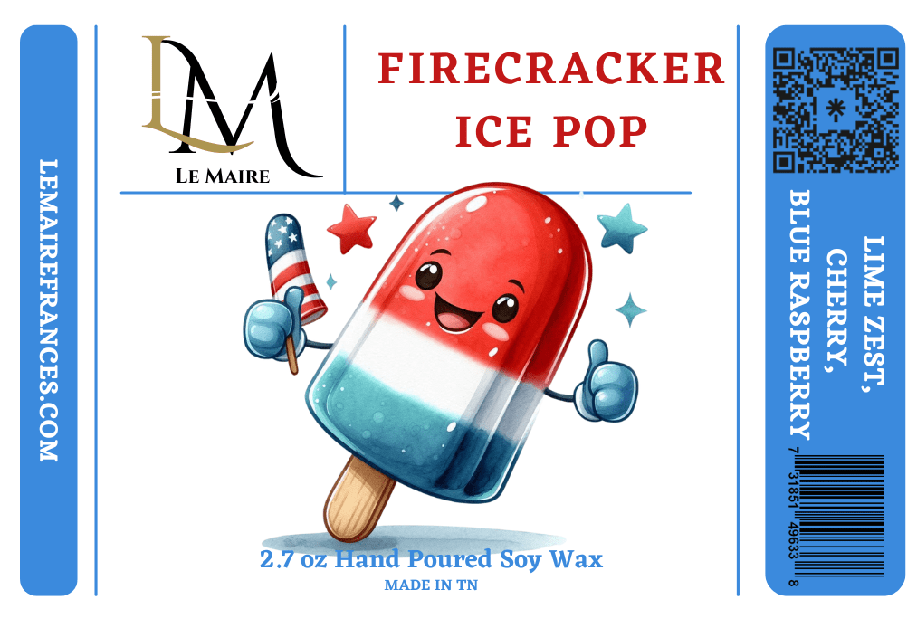 Firecracker Ice Pop Soy Wax MeltWax MeltLe Maire