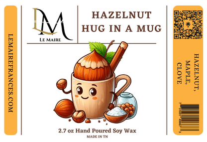 Hazelnut Hug in Mug Soy Wax MeltWax MeltLe Maire