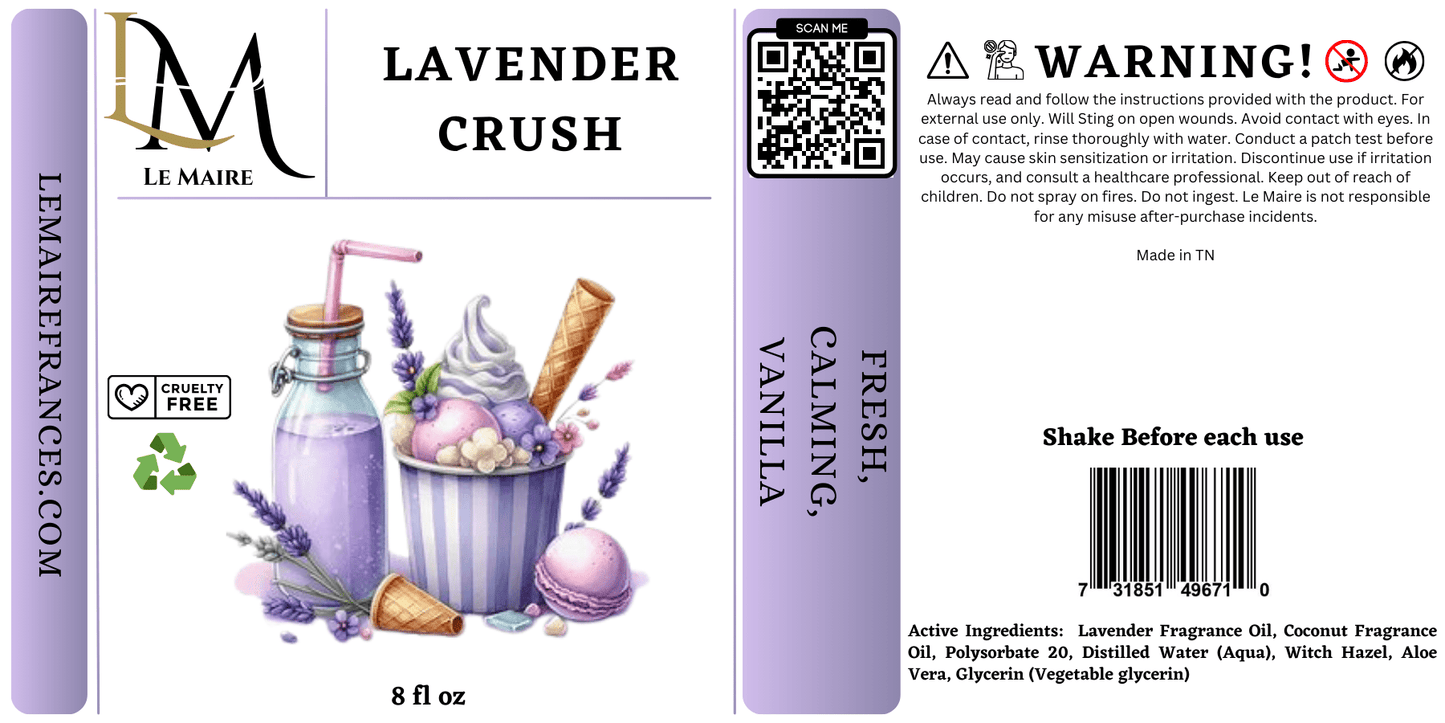 Lavender CrushFragrance SprayLe Maire