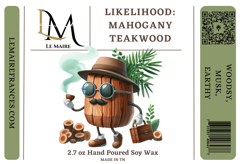 Likelihood: Mahogany Teakwood Soy Wax MeltWax MeltLe Maire