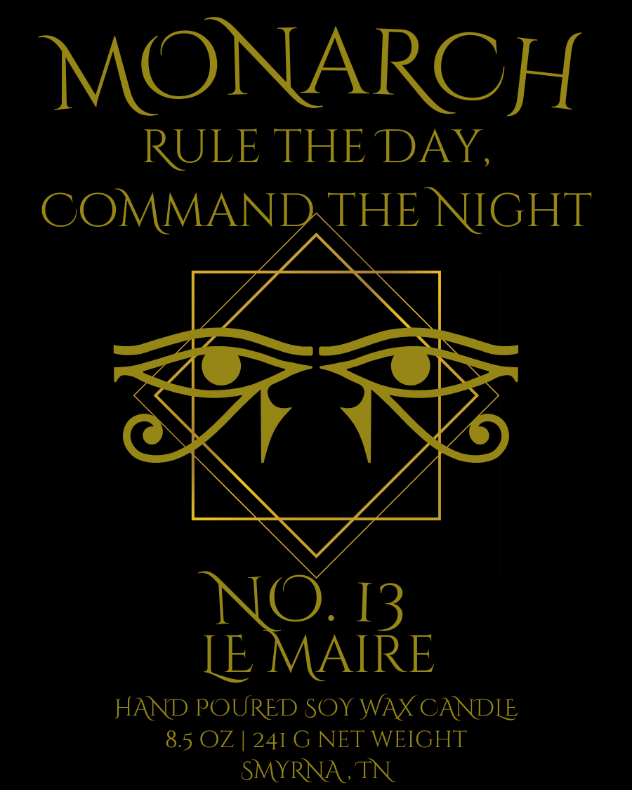 Monarch No. 13 Candle by Le MaireCandlesLe Maire