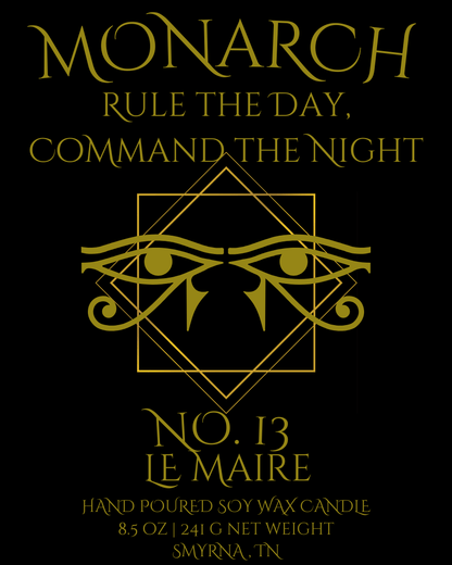 Monarch No. 13 Candle by Le MaireCandlesLe Maire