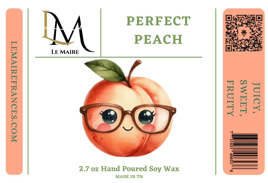 Perfect Peach Soy Wax MeltWax MeltLe Maire