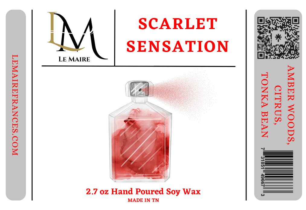 Scarlet Sensation Soy Wax MeltWax MeltLe Maire